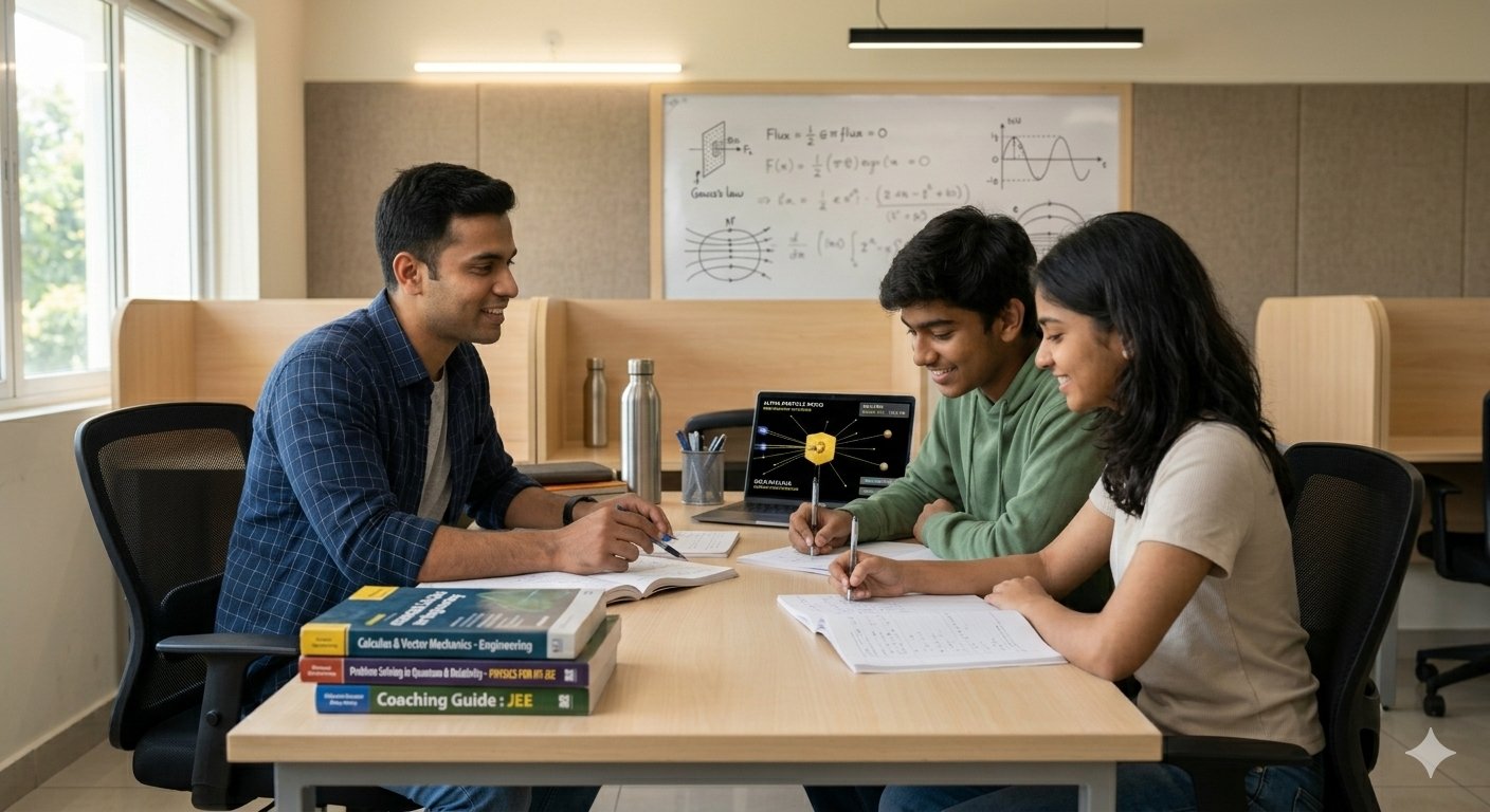 Students in group session at Orbit Plus